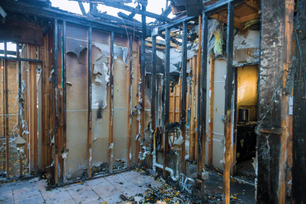 Professional Smoke Damage Restoration technician working in Cedar Park, TX